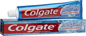 Colgate Max Fresh Toothpastewith Box PNG image