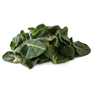 Collard Greens With Potatoes PNG Cyx