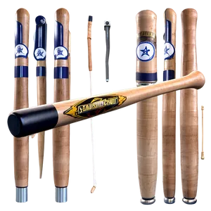 Collectible Baseball Bat PNG Anr PNG