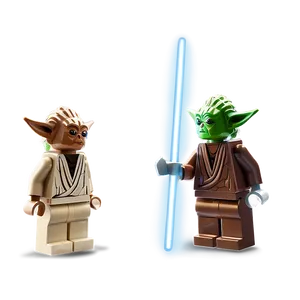 Collectible Lego Yoda Scene PNG Xss60 PNG