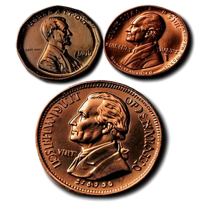 Collectible Pennies Png Bht PNG image