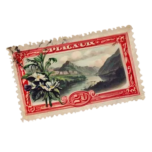 Collectible Postcard Stamp Png 20 PNG image