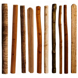 Collection Of Wood Sticks PNG 76