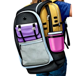 College Backpack Essentials PNG 3 PNG