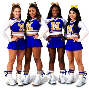 College Cheerleading Squad PNG 05242024 PNG