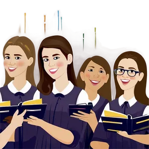 College Choir Performance PNG Kvj68 PNG