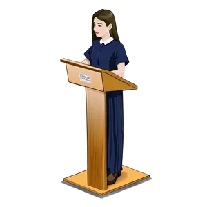 College Lecture Podium PNG 54 PNG