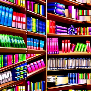 College Library Books PNG Cyj8 PNG
