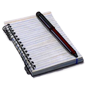 College Ruled Notebook Paper Png Quh88 PNG image