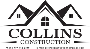 Collins Construction Logo Design PNG image
