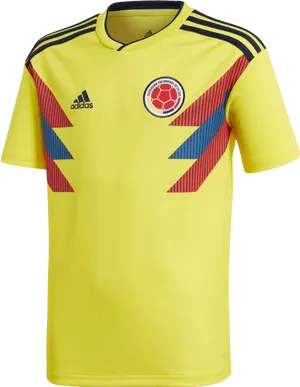 Colombia National Football Jersey Adidas PNG image