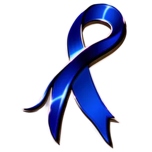 Colon Cancer Ribbon Silhouette PNG Rnq52