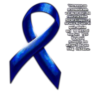 Colon Cancer Ribbon With Quotes PNG 20