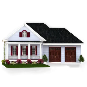 Colonial House Plan PNG 31