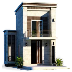 Colonial House Plan PNG 47