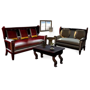 Colonial Living Room Tradition Png Pbr13 PNG image