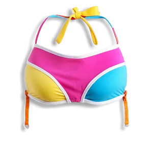 Color Block Bikini Top PNG 06132024 PNG