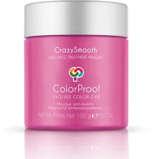 Color Proof Crazy Smooth Anti Frizz Treatment Masque PNG image