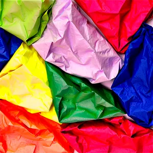 Colored Crumpled Paper PNG 16
