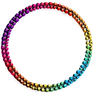 Colored Dotted Circle Png 06262024 PNG image