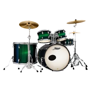 Colored Drum Kit PNG Cpd