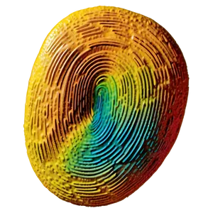 Colored Fingerprint Art Png Lwd31 PNG image