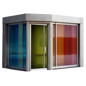 Colored Glass Door PNG Bnh