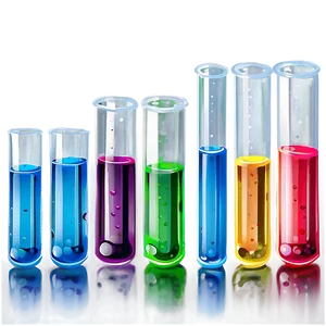 Colored Liquid Test Tubes Png 06262024 PNG image