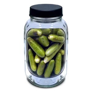 Colored Pickle Jar PNG 06212024