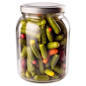 Colored Pickle Jar PNG 31