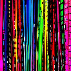 Colored Scanlines Effect PNG 88