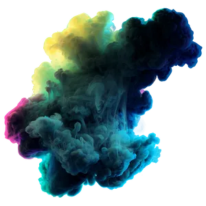 Colored Smoke Cloud PNG 64