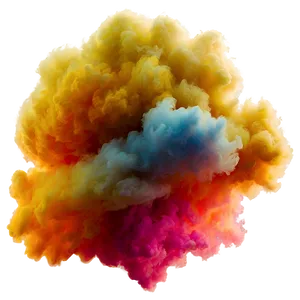 Colored Smoke Cloud PNG 83