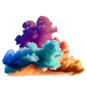 Colored Smoke Clouds Png Xga35 PNG image