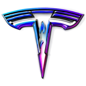 Colored Tesla Logo Png Fjx PNG image