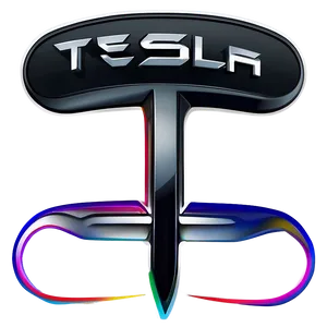 Colored Tesla Logo Png Tbo PNG image