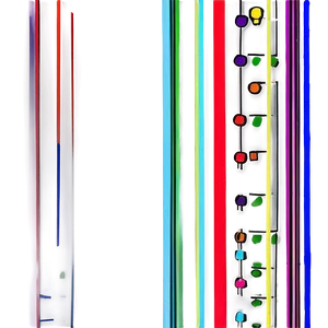 Colored Vertical Line Graphic Png 06132024 PNG image