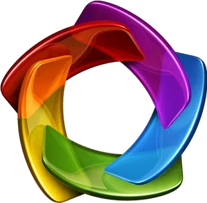 Colorful_3 D_ Windows_ Logo PNG
