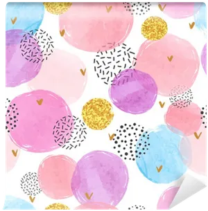 Colorful_ Abstract_ Bubbles_ Pattern PNG image