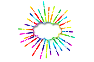 Colorful Abstract Explosion Background