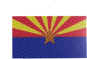 Colorful Abstract Flag Art