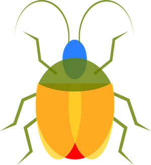 Colorful_ Abstract_ Insect_ Illustration PNG image