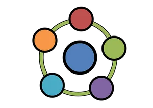 Colorful Abstract Ring Illustration