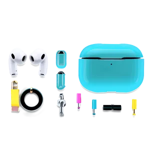 Colorful Airpods Case Graphic PNG 06292024 PNG