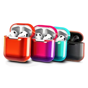 Colorful Airpods Case Graphic PNG 58