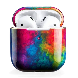 Colorful Airpods Case Graphic PNG Tos