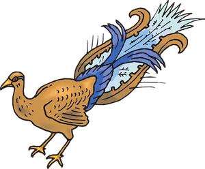 Colorful Animated Bird Illustration
