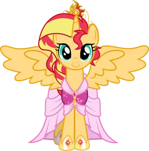 Colorful_ Animated_ Pegasus_ Character.png PNG image