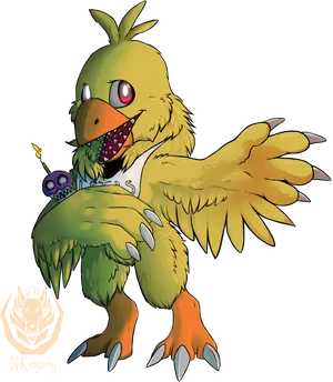 Colorful_ Anthropomorphic_ Bird_ Character PNG image