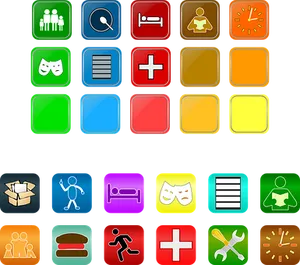 Colorful App Icons Collection